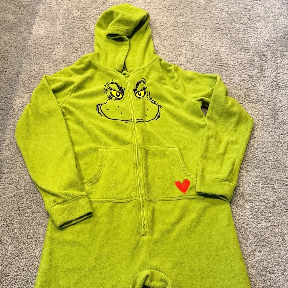 Hanna Andersson Green Grinch Kids Pajamas